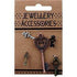 AussieSuperStore Jewellery Making Supplies Keys Charm Keys Charm | Jewellery Making Beads | Jewellery Making Supplies 9323823190781 JF1198
